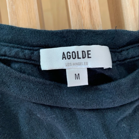 Agolde muscle tank top size M black - Picture 2 of 3